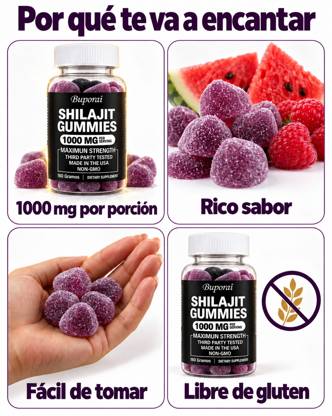 Beneficios de las gomitas de Shilajit
